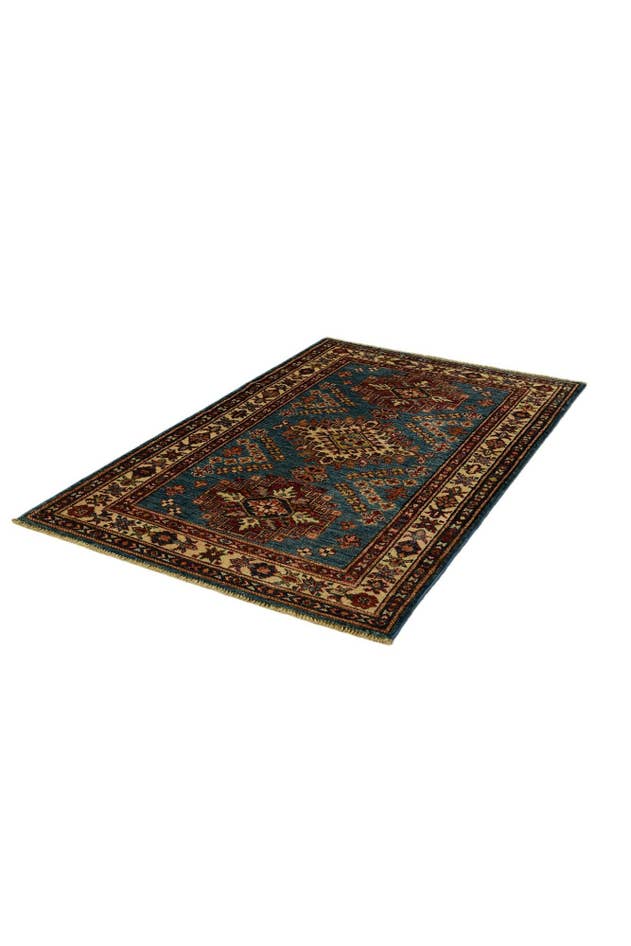 Detail image of 2' 9 x 4' 1 Hand Knotted Kazak Rug