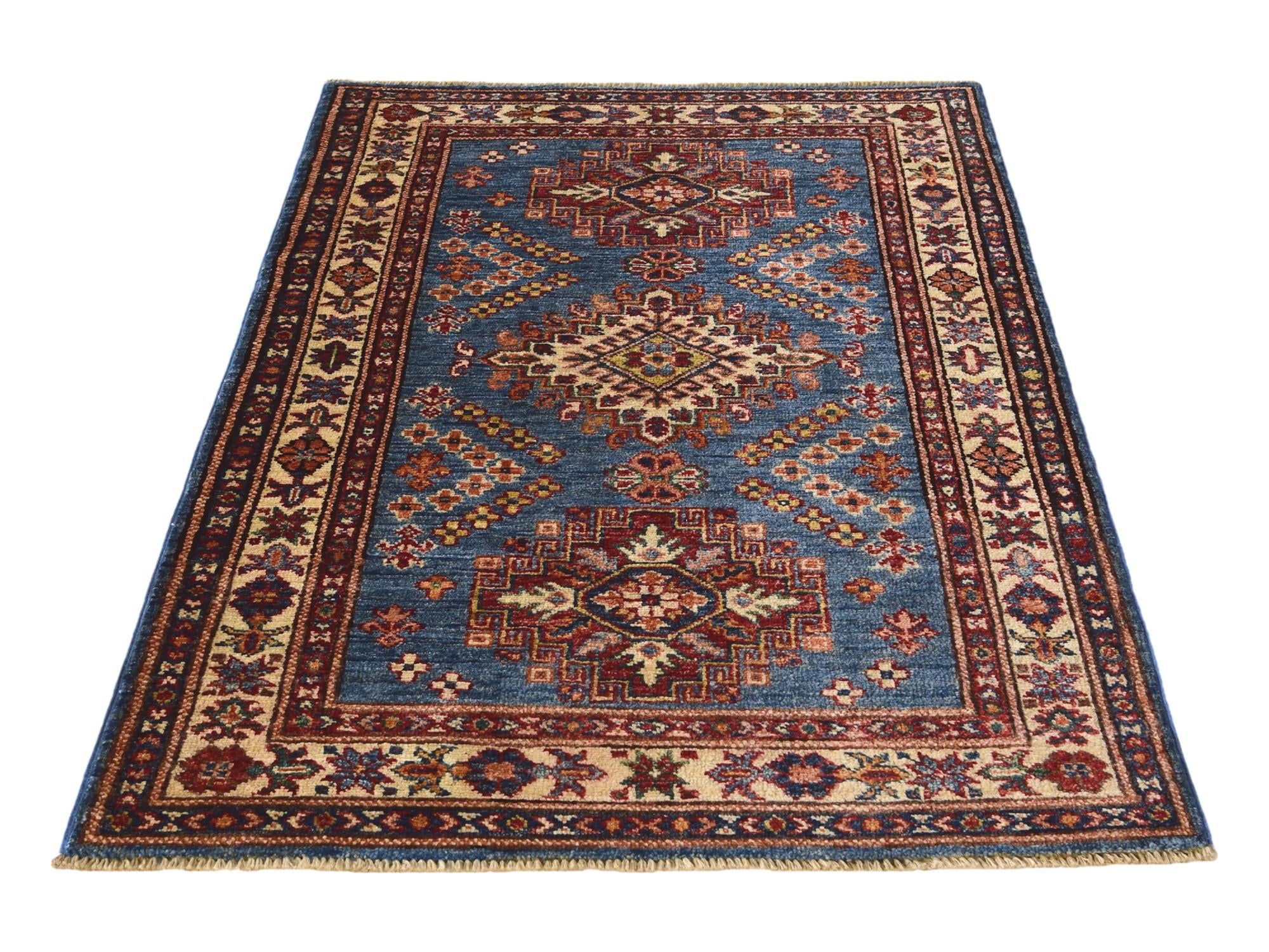 2' 9 x 4' 1 Hand Knotted Kazak Rug