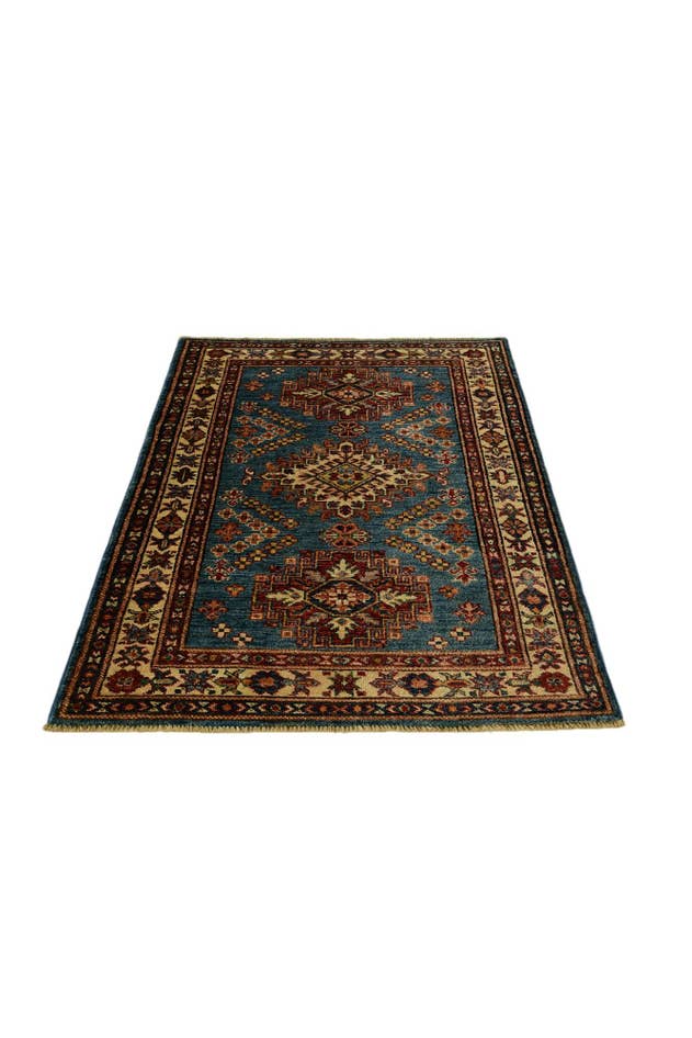 Detail image of 2' 9 x 4' 1 Hand Knotted Kazak Rug