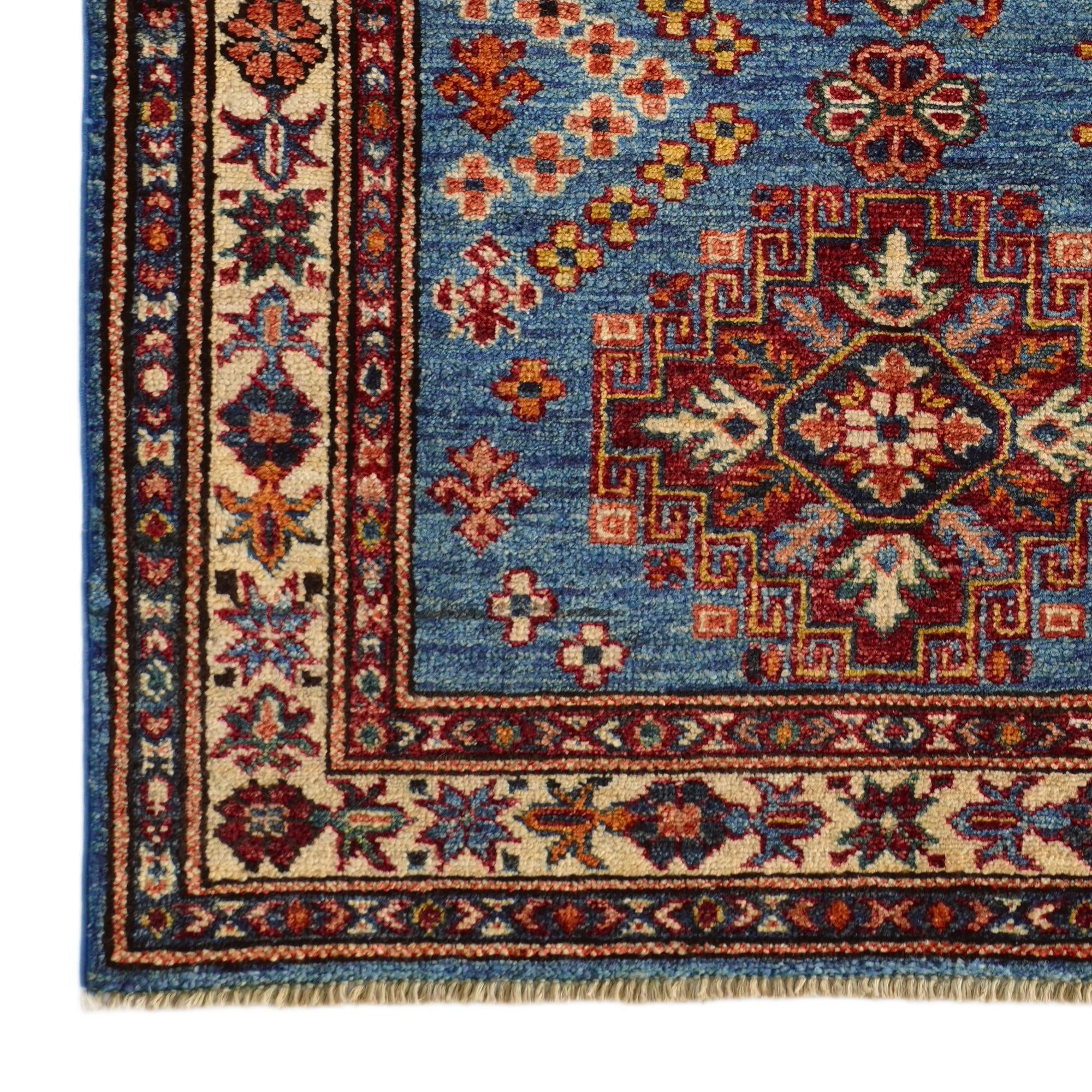 2' 9 x 4' 1 Hand Knotted Kazak Rug