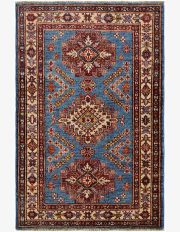 2' 9 x 4' 1 Hand Knotted Kazak Rug