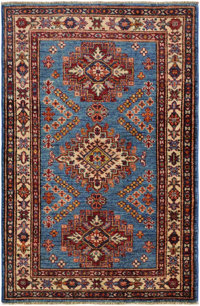 2' 9 x 4' 1 Hand Knotted Kazak Rug