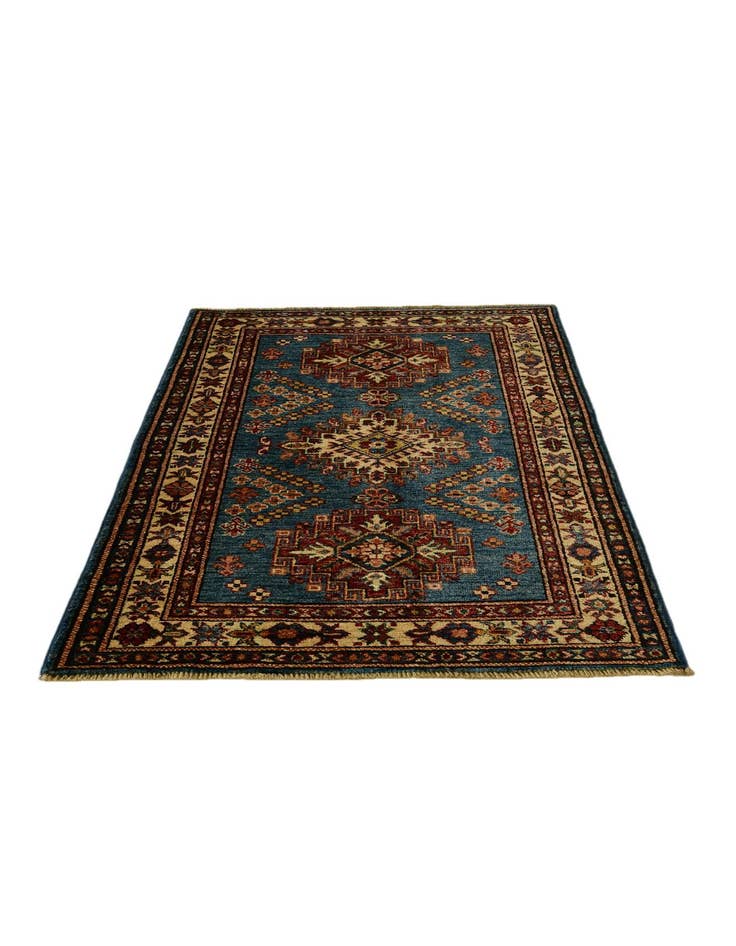 Detail image of 2' 7 x 4' Hand Knotted Kazak Rug