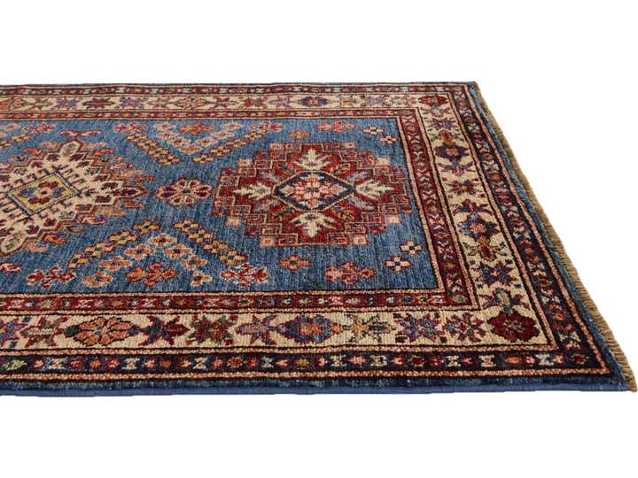2' 7 x 4' Hand Knotted Kazak Rug