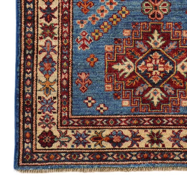 2' 7 x 4' Hand Knotted Kazak Rug