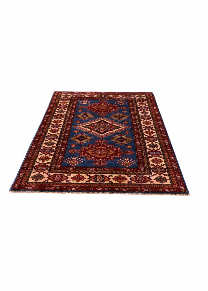 3' 4 x 5' 5 Hand Knotted Kazak Rug