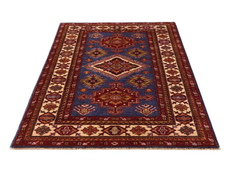 Detail image of 3' 4 x 5' 5 Hand Knotted Kazak Rug