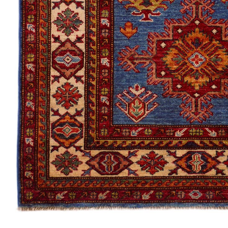 Detail image of 3' 4 x 5' 5 Hand Knotted Kazak Rug