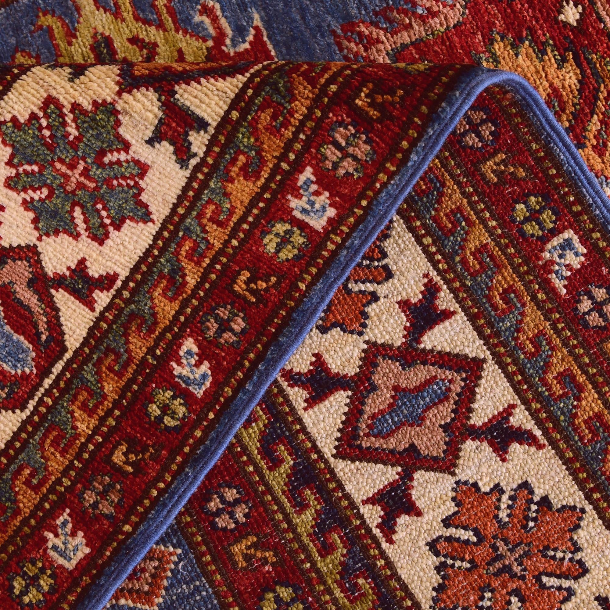 3' 4 x 5' 5 Hand Knotted Kazak Rug