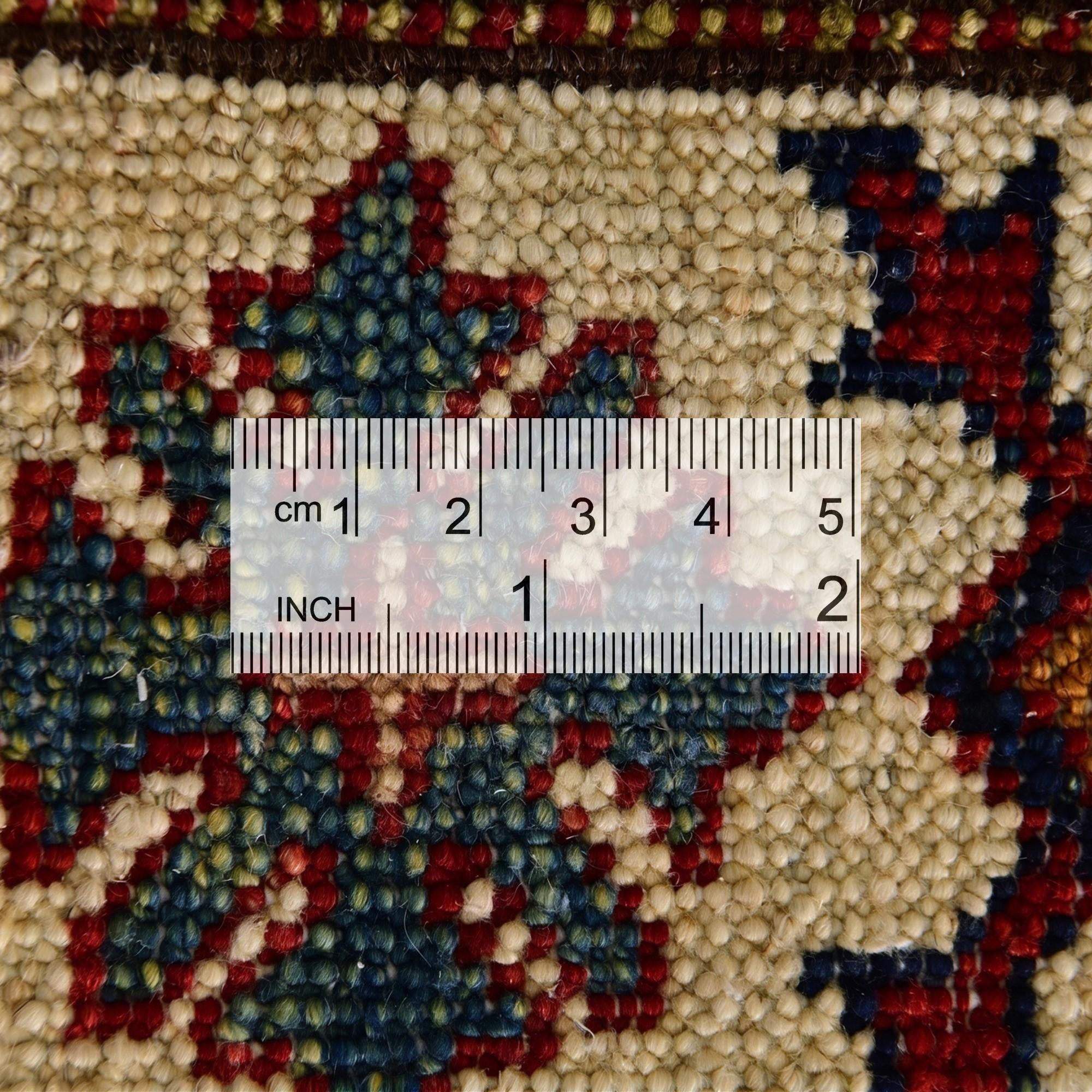 3' 4 x 5' 5 Hand Knotted Kazak Rug