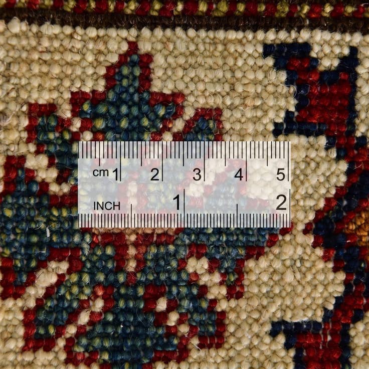 Detail image of 3' 4 x 5' 5 Hand Knotted Kazak Rug