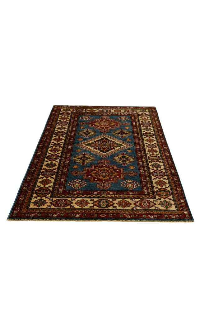 3' 4 x 5' 5 Hand Knotted Kazak Rug