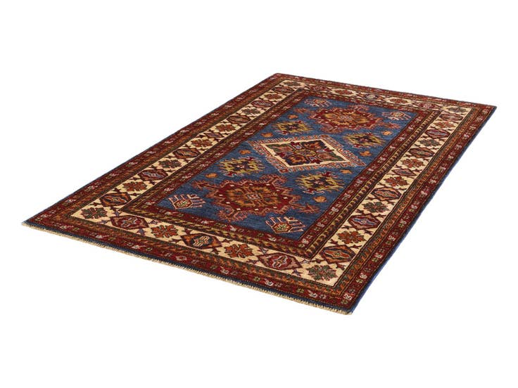 Detail image of 3' 4 x 5' 5 Hand Knotted Kazak Rug