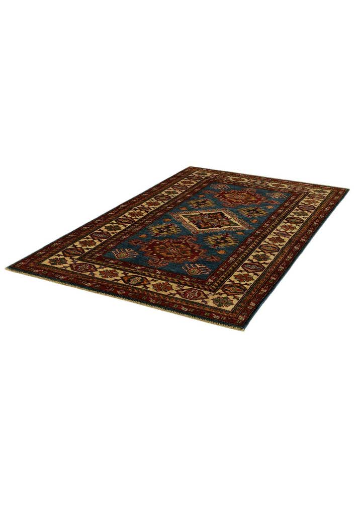 3' 4 x 5' 5 Hand Knotted Kazak Rug