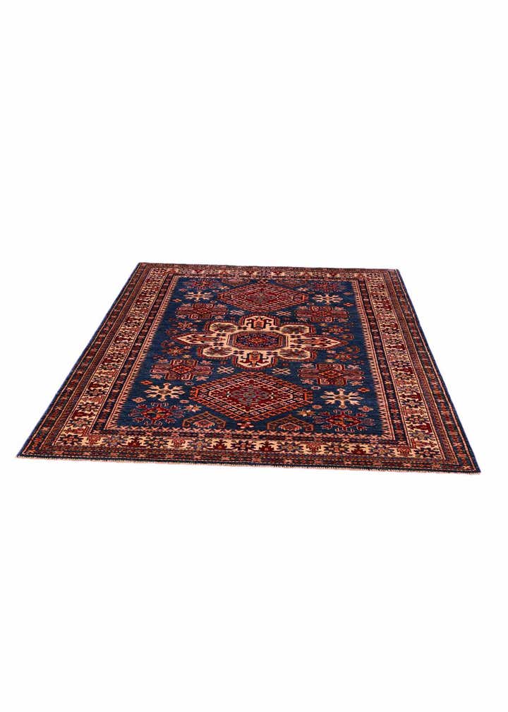 5' x 6' 10 Hand Knotted Kazak Rug