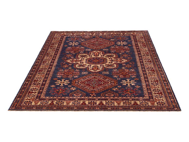 Detail image of 5' x 6' 10 Hand Knotted Kazak Rug