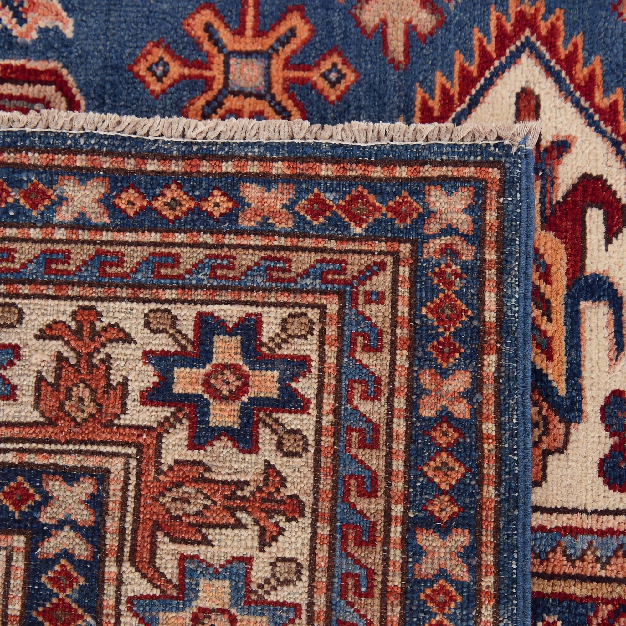 150cm x 210cm Hand Knotted Kazak Rug