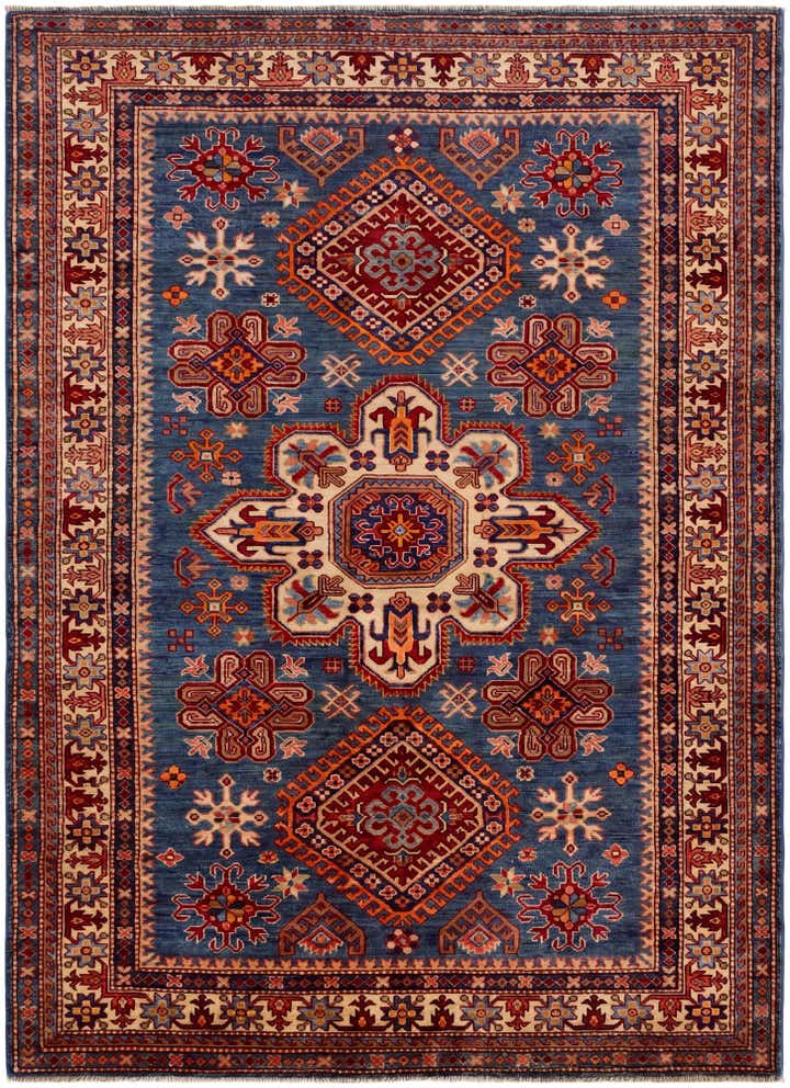 5' x 6' 10 Hand Knotted Kazak Rug
