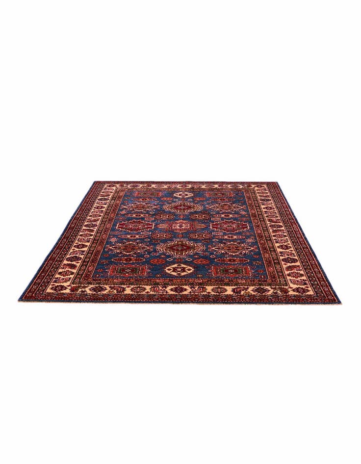 Detail image of 4' 11 x 6' 8 Hand Knotted Kazak Rug