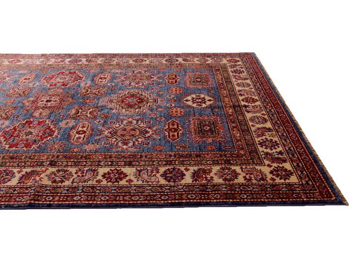 4' 11 x 6' 8 Hand Knotted Kazak Rug