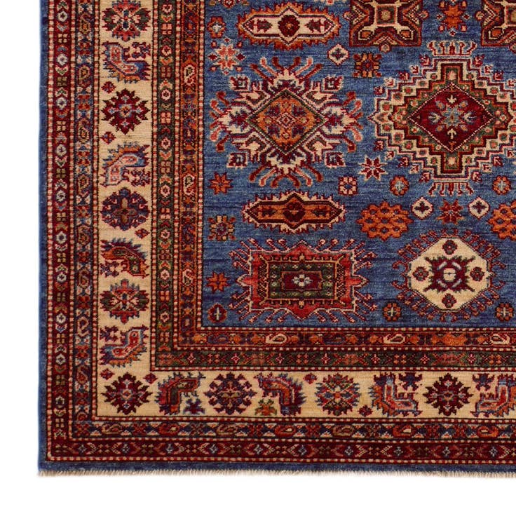 Detail image of 4' 11 x 6' 8 Hand Knotted Kazak Rug