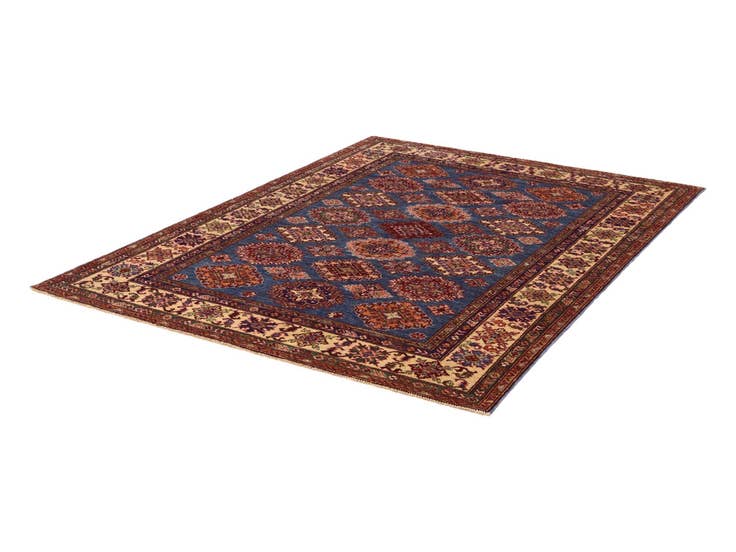 Detail image of 4' 10 x 6' 6 Hand Knotted Kazak Rug
