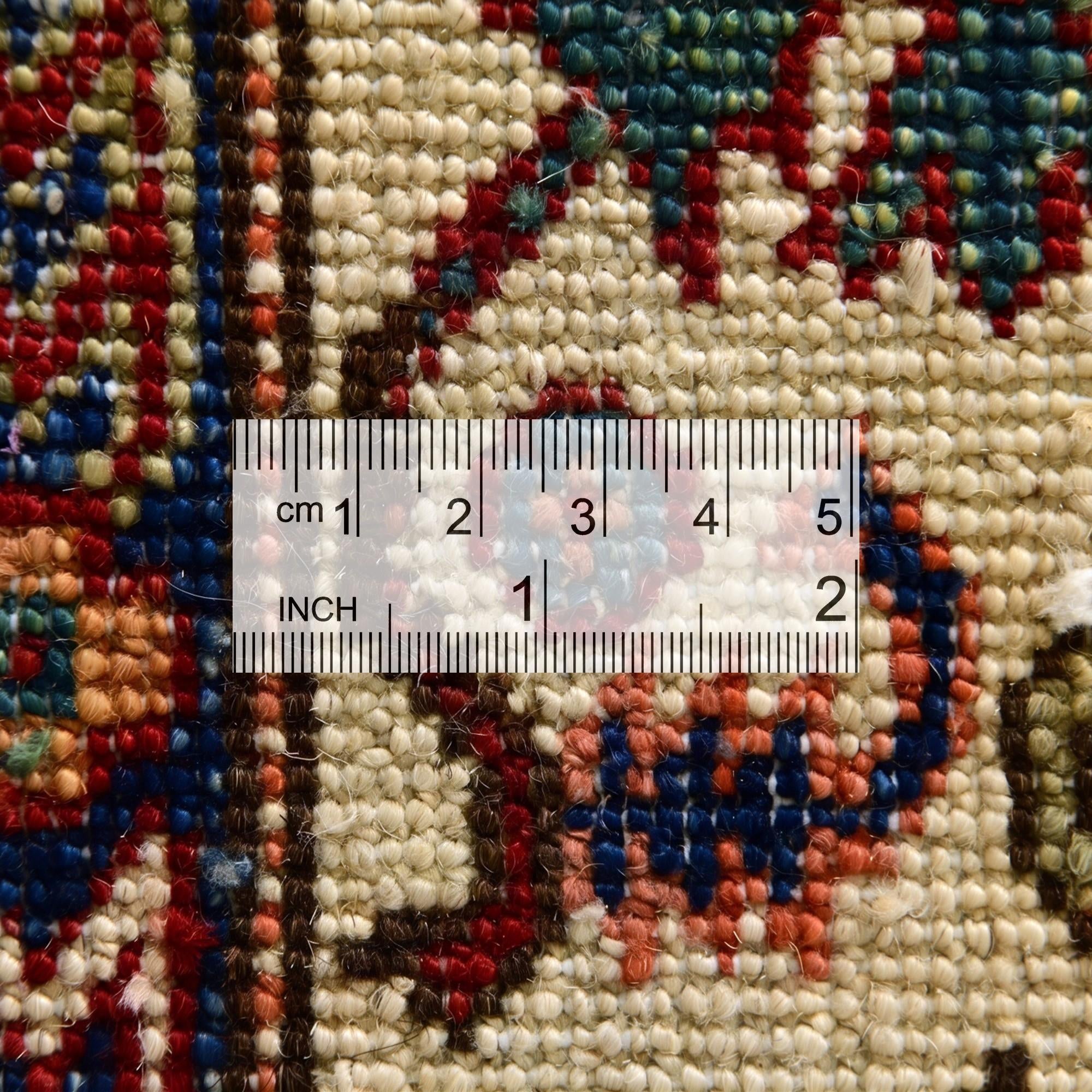 4' 10 x 6' 6 Hand Knotted Kazak Rug