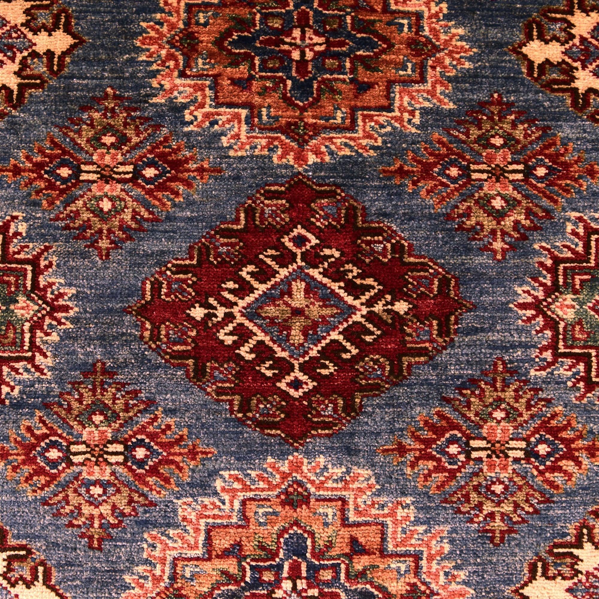 4' 10 x 6' 6 Hand Knotted Kazak Rug