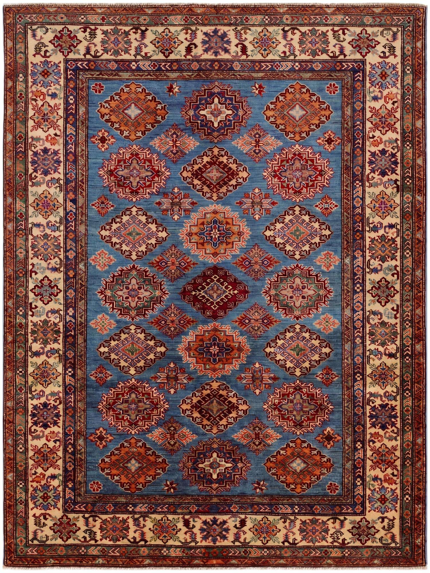 4' 10 x 6' 6 Hand Knotted Kazak Rug