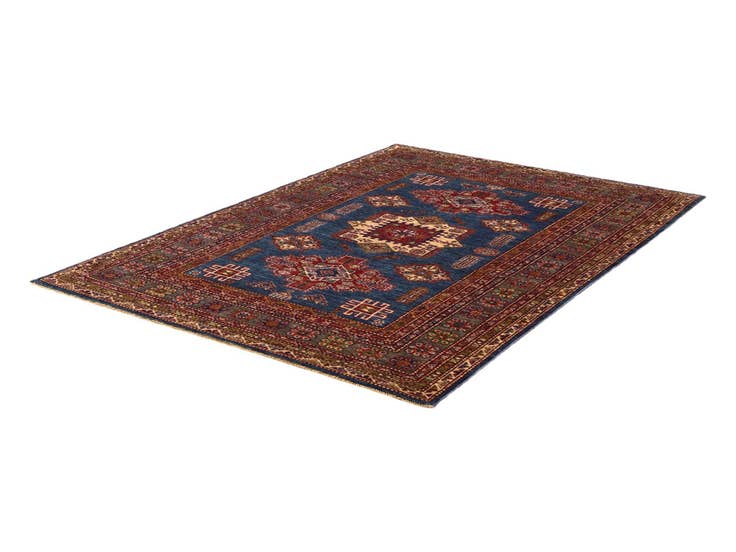 Detail image of 5' 1 x 7' 3 Hand Knotted Kazak Rug