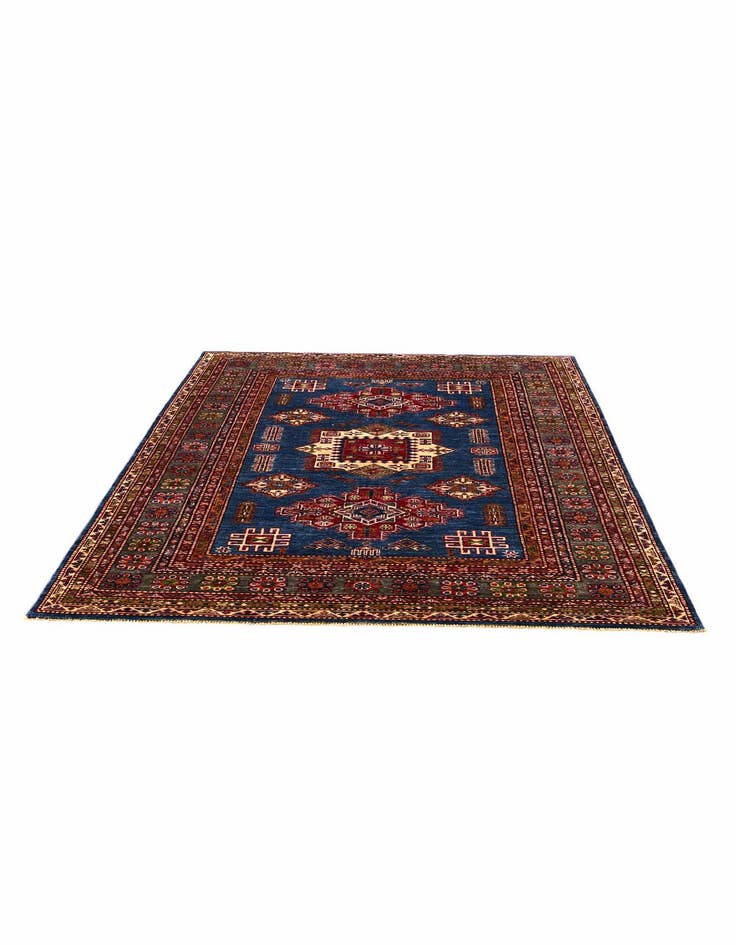 Detail image of 5' 1 x 7' 3 Hand Knotted Kazak Rug