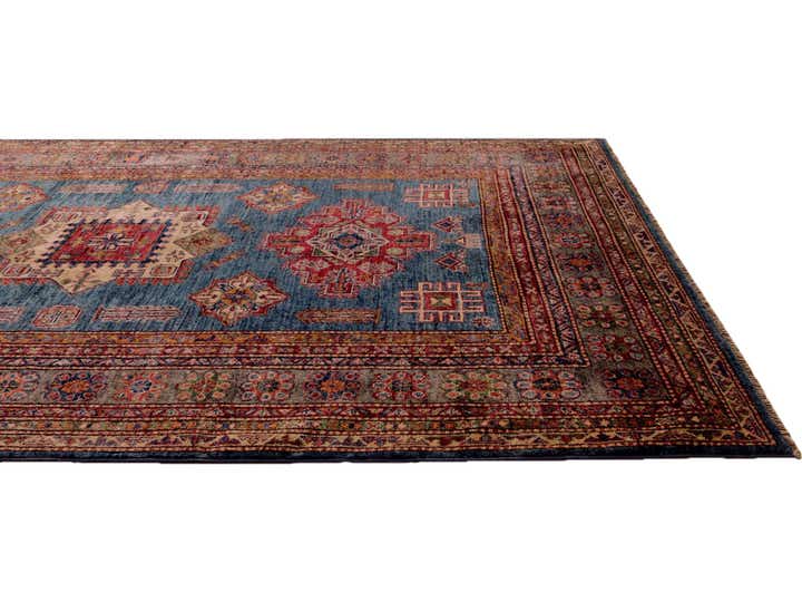 5' 1 x 7' 3 Hand Knotted Kazak Rug