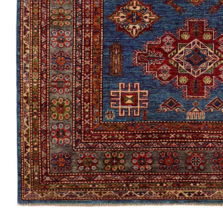 5' 1 x 7' 3 Hand Knotted Kazak Rug