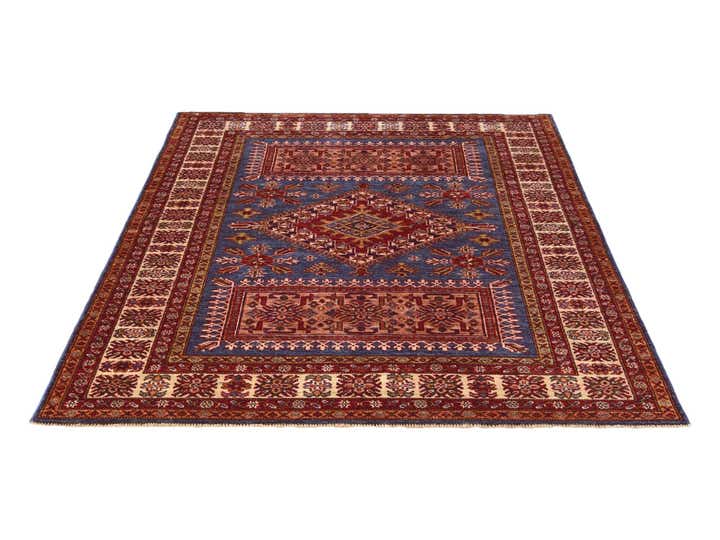 5' x 6' 11 Hand Knotted Kazak Rug