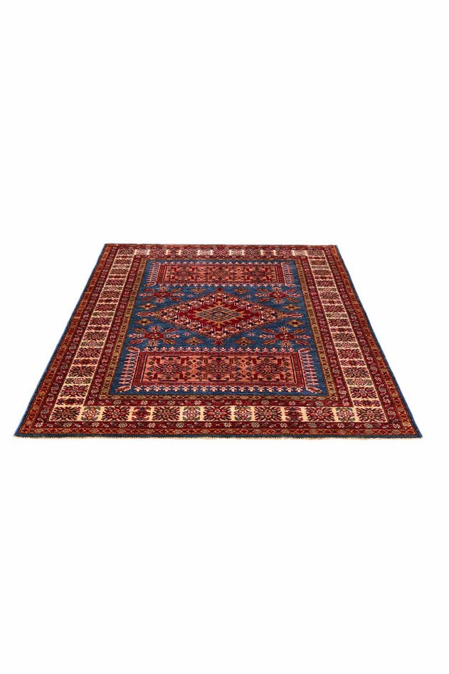 Detail image of 5' x 6' 11 Hand Knotted Kazak Rug