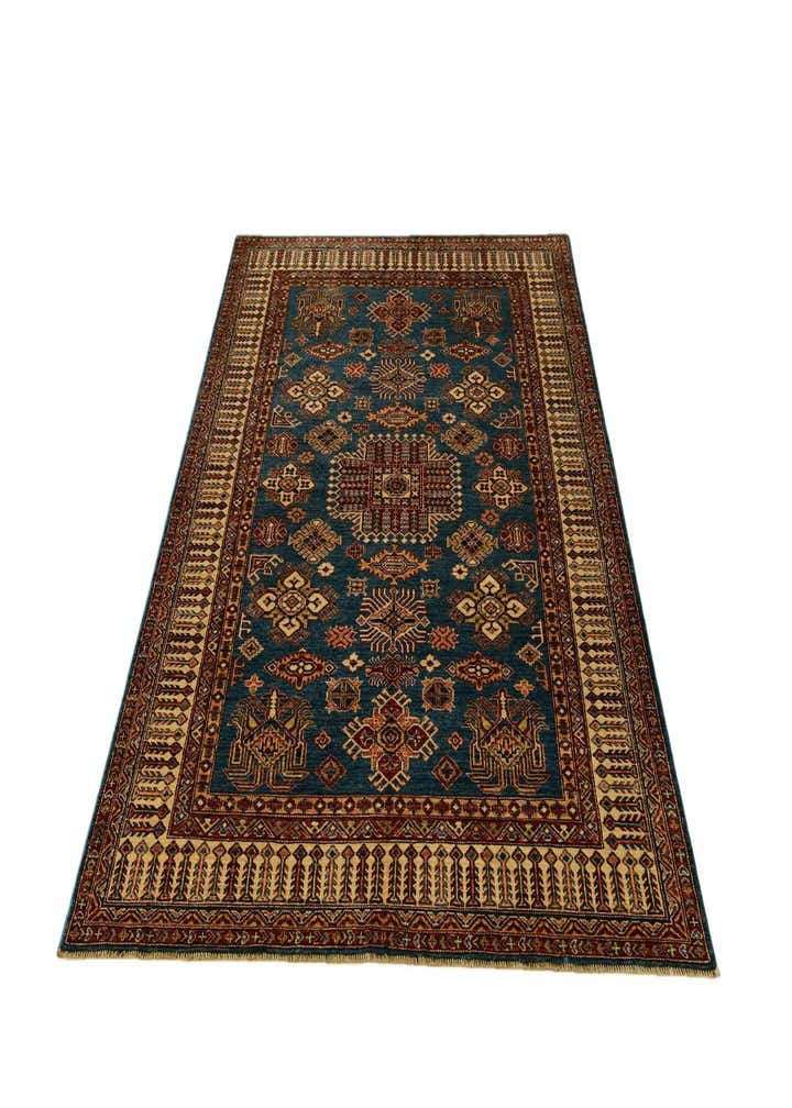 5' 10 x 8' 2 Hand Knotted Kazak Rug