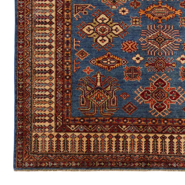 5' 10 x 8' 2 Hand Knotted Kazak Rug