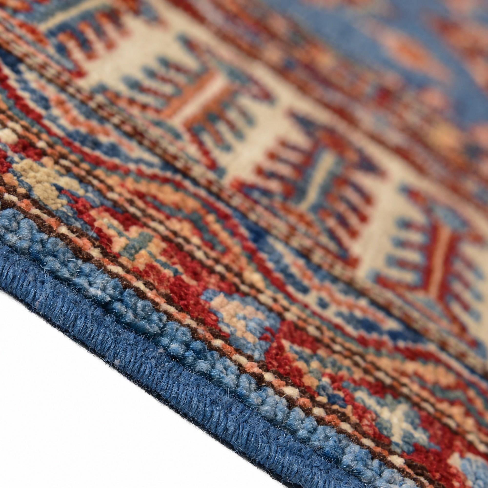 180cm x 250cm Hand Knotted Kazak Rug