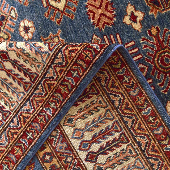 5' 10 x 8' 2 Hand Knotted Kazak Rug