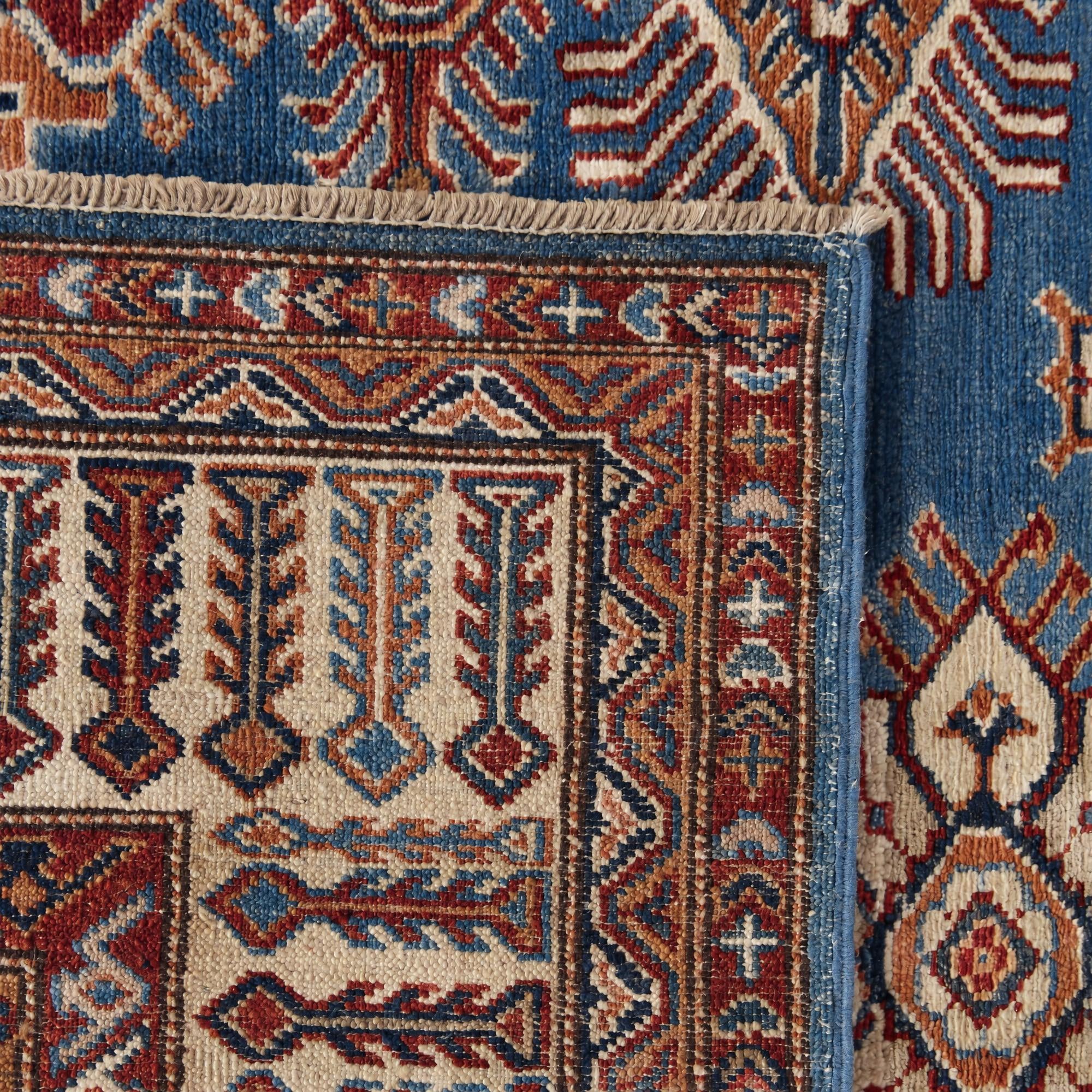 180cm x 250cm Hand Knotted Kazak Rug
