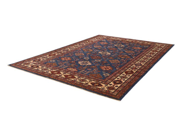 Detail image of 5' 10 x 8' Hand Knotted Kazak Rug