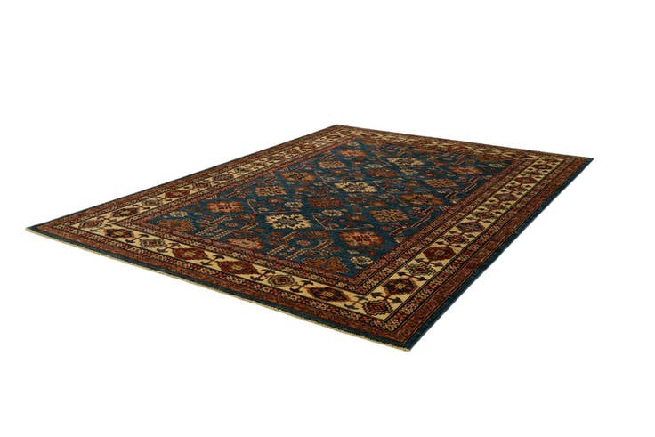 Detail image of 5' 10 x 8' Hand Knotted Kazak Rug