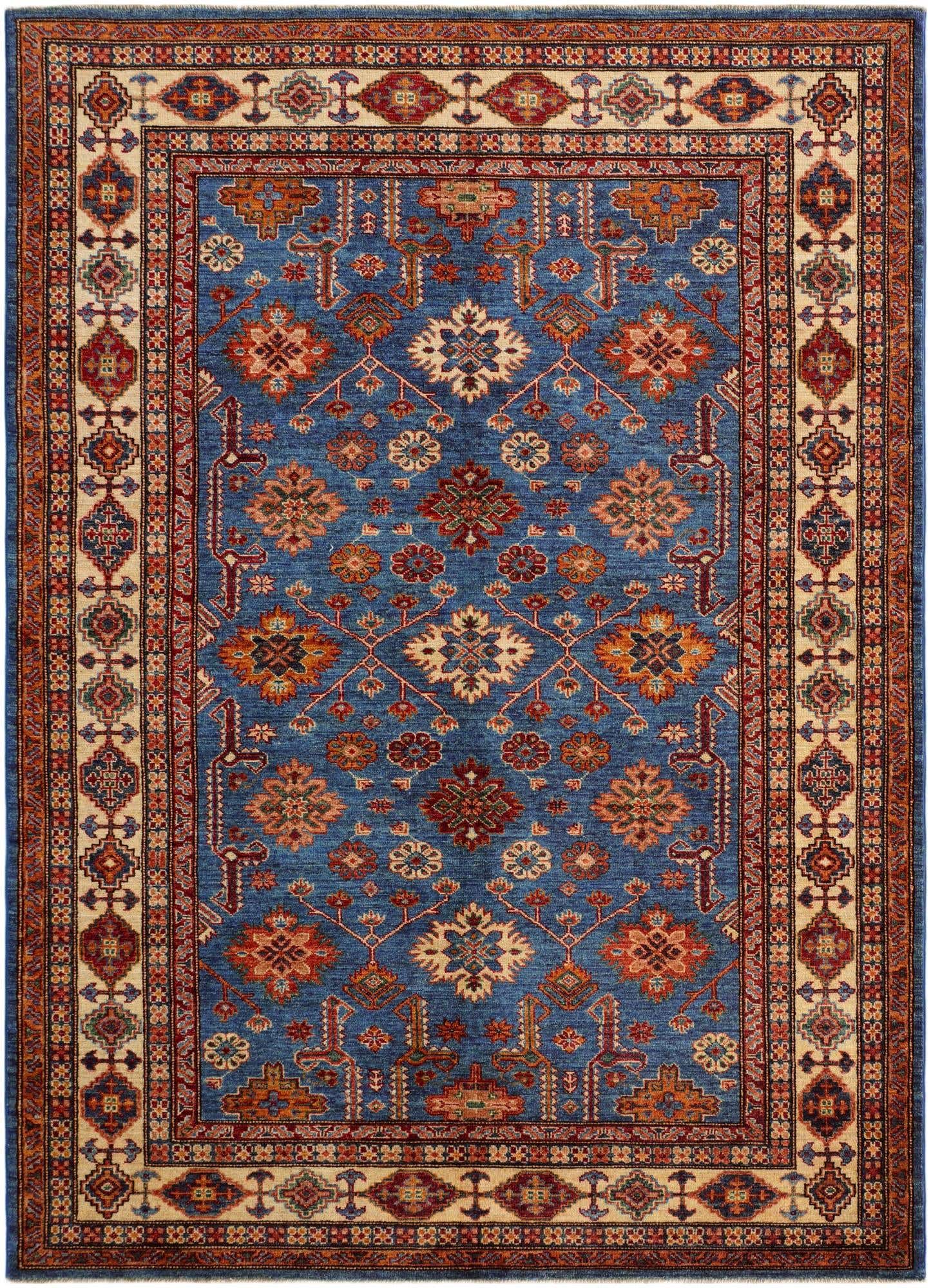 5' 10 x 8' Hand Knotted Kazak Rug