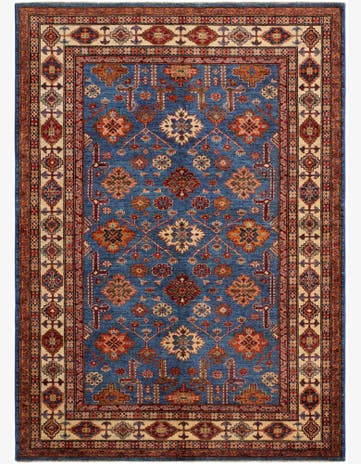 5' 10 x 8' Hand Knotted Kazak Rug