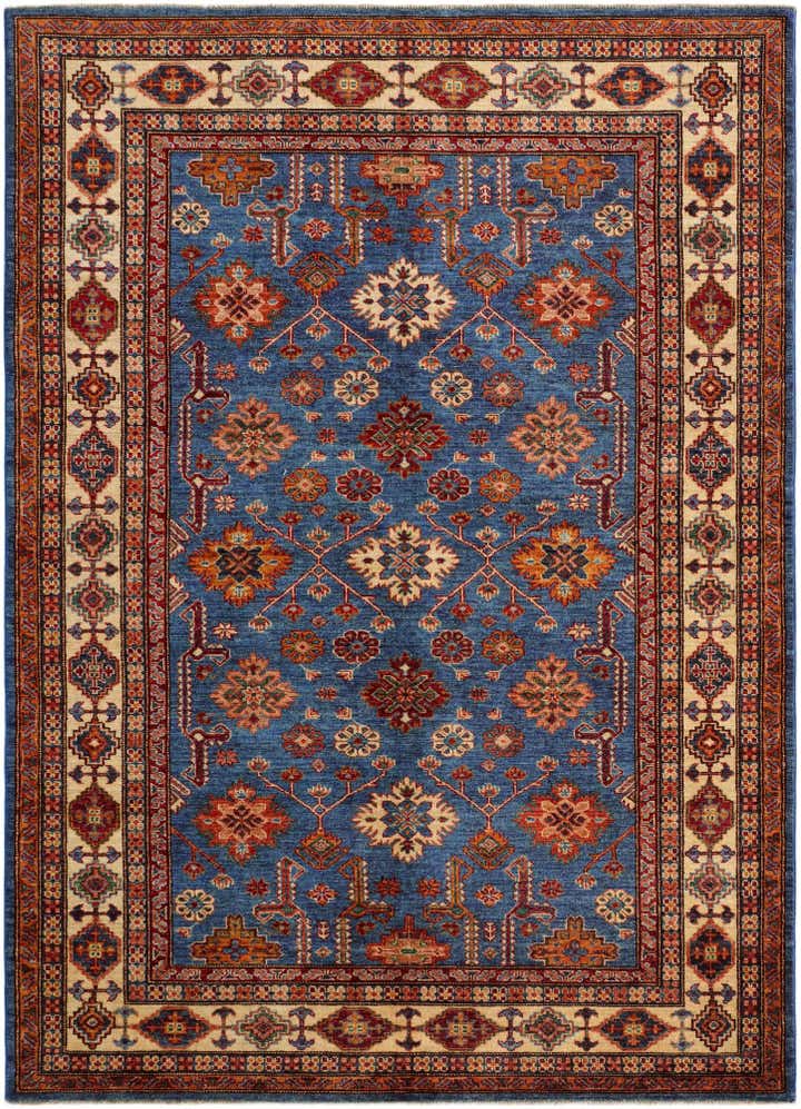 5' 10 x 8' Hand Knotted Kazak Rug