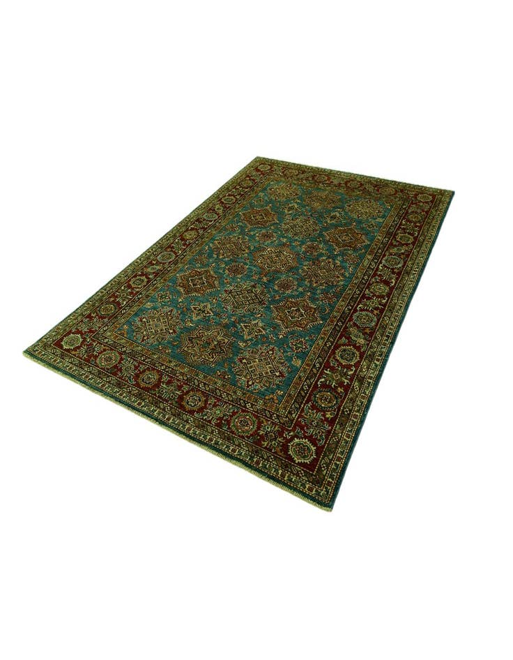 Detail image of 5' 7 x 8' Hand Knotted Kazak Rug