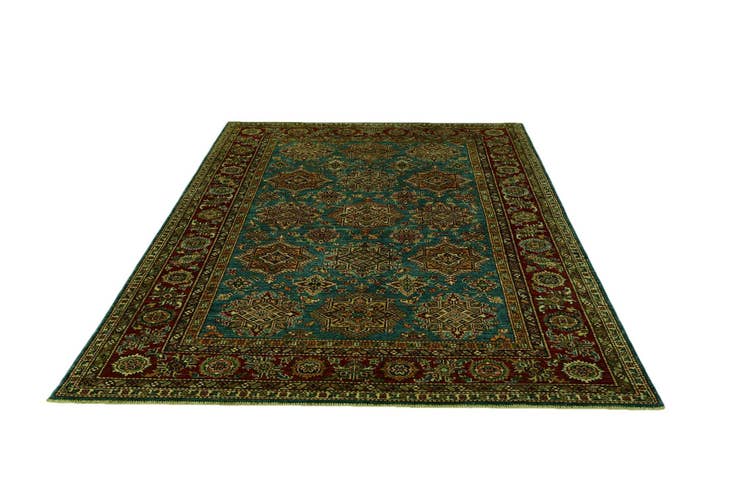 Detail image of 5' 7 x 8' Hand Knotted Kazak Rug