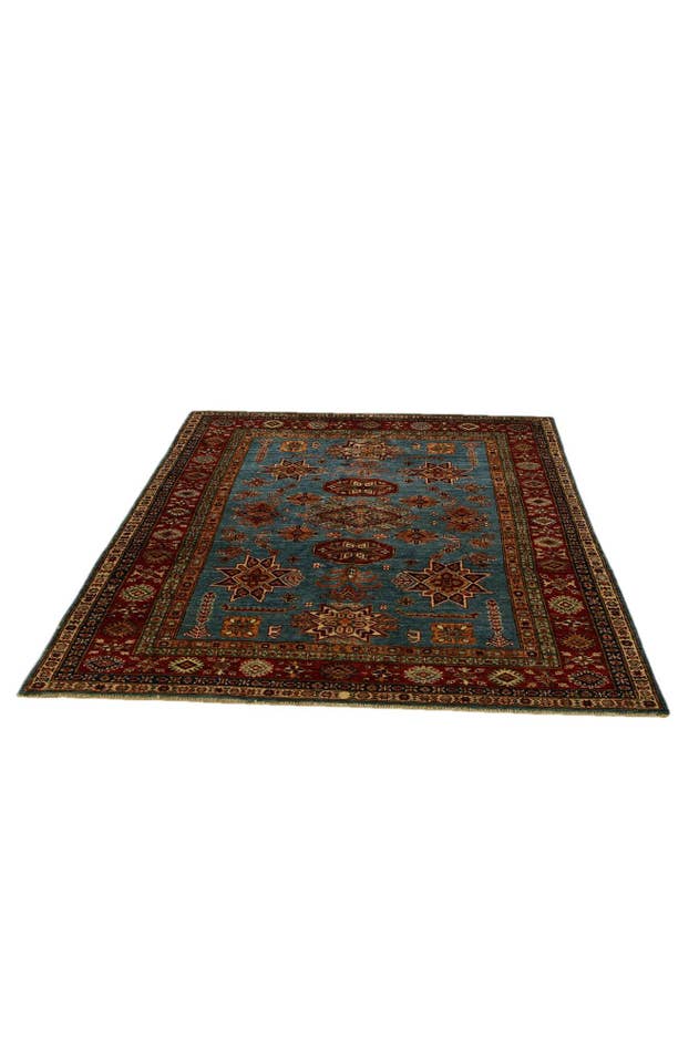Detail image of 5' x 6' 9 Hand Knotted Kazak Rug
