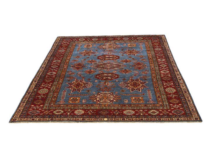 5' x 6' 9 Hand Knotted Kazak Rug