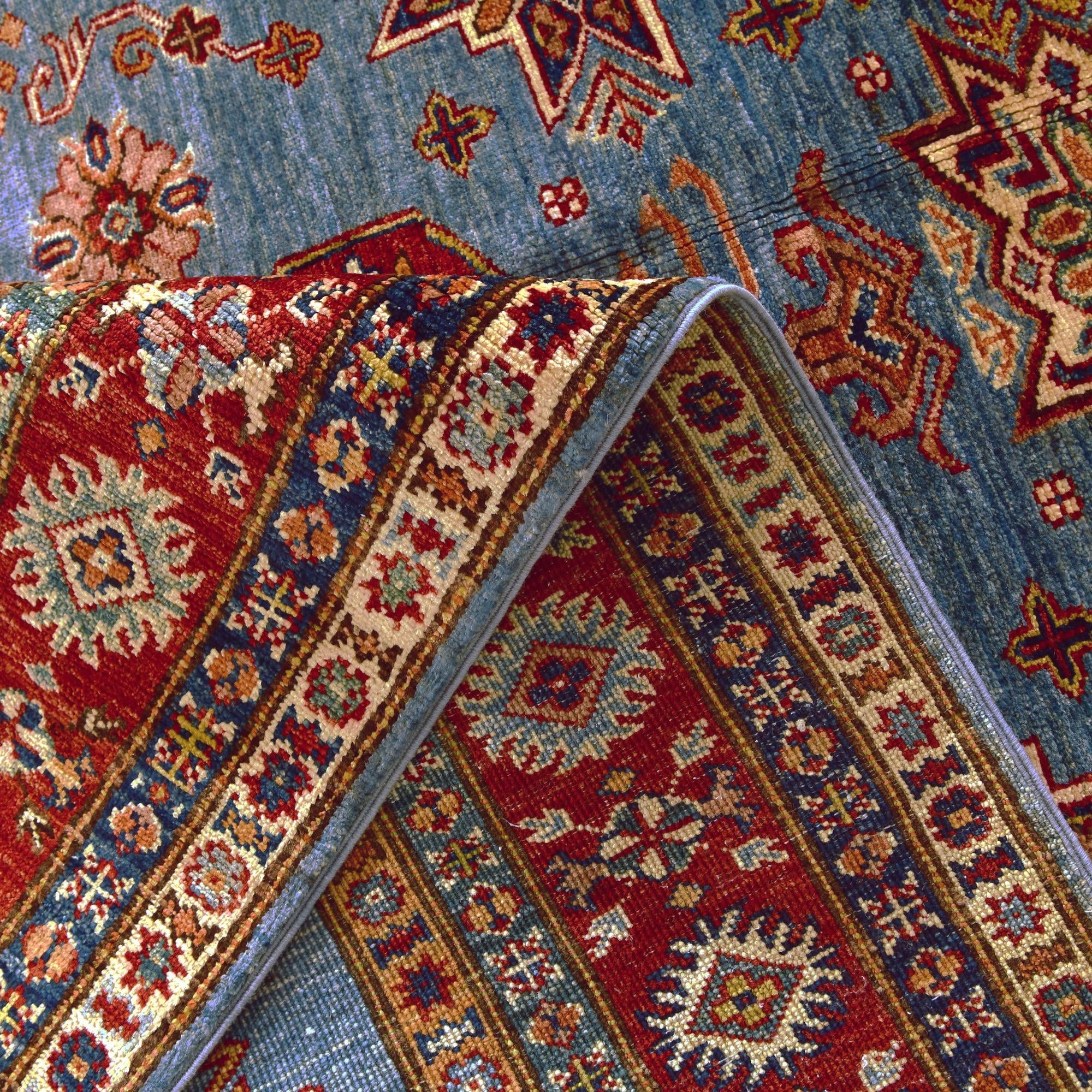 5' x 6' 9 Hand Knotted Kazak Rug